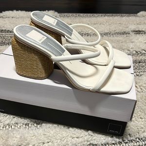 Dolce Vita White Stella Heels